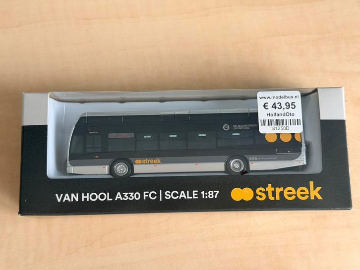 HollandOto 8-1250D Van Hool A330 FC Qbuzz GD, Hobby en Vrije tijd, Modelauto's | 1:87, Zo goed als nieuw, Bus of Vrachtwagen, Overige merken