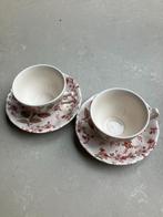 kop en schotel servies Rose Chintz Pink van Johnson Brothers, Nieuw, Ophalen of Verzenden, Overige stijlen, Kop(pen) en/of Schotel(s)