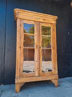 Oud biedermeier vitrinekastje meidenkast grenen, Antiek en Kunst, Antiek | Meubels | Kasten, Ophalen of Verzenden