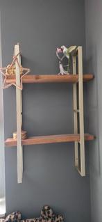Moderne Wandplank - Goud & Hout, Huis en Inrichting, Woonaccessoires | Wandplanken en Boekenplanken, Ophalen, Zo goed als nieuw