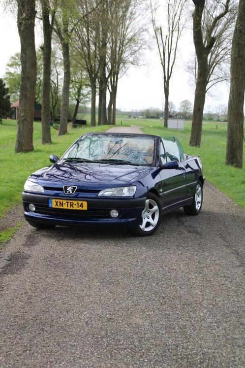 Peugeot 306 2.0 Cabriolet Youngtimer Uniek 85DKM Blauw, Auto's, Peugeot, Particulier, ABS, Airbags, Alarm, Boordcomputer, Centrale vergrendeling