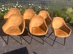 Montel eetkamerstoelen 6 stuks in fluweel en bouclé stof, Huis en Inrichting, Ophalen, Overige kleuren, Nieuw, Stof