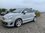 Fiat 500 1.4 Abarth Cabriolet 2012 Grijs (168PK), Auto's, Voorwielaandrijving, 15 km/l, 4 cilinders, USB