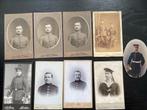 X9 Duitse 19e/20e eeuwse studio portret foto’s, Ophalen of Verzenden, Landmacht, Duitsland, Foto of Poster