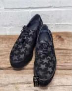 JHAY - Leren platform veterschoenen maat 37 - Nieuw €129, JHAY, Zwart, Nieuw, Ophalen of Verzenden
