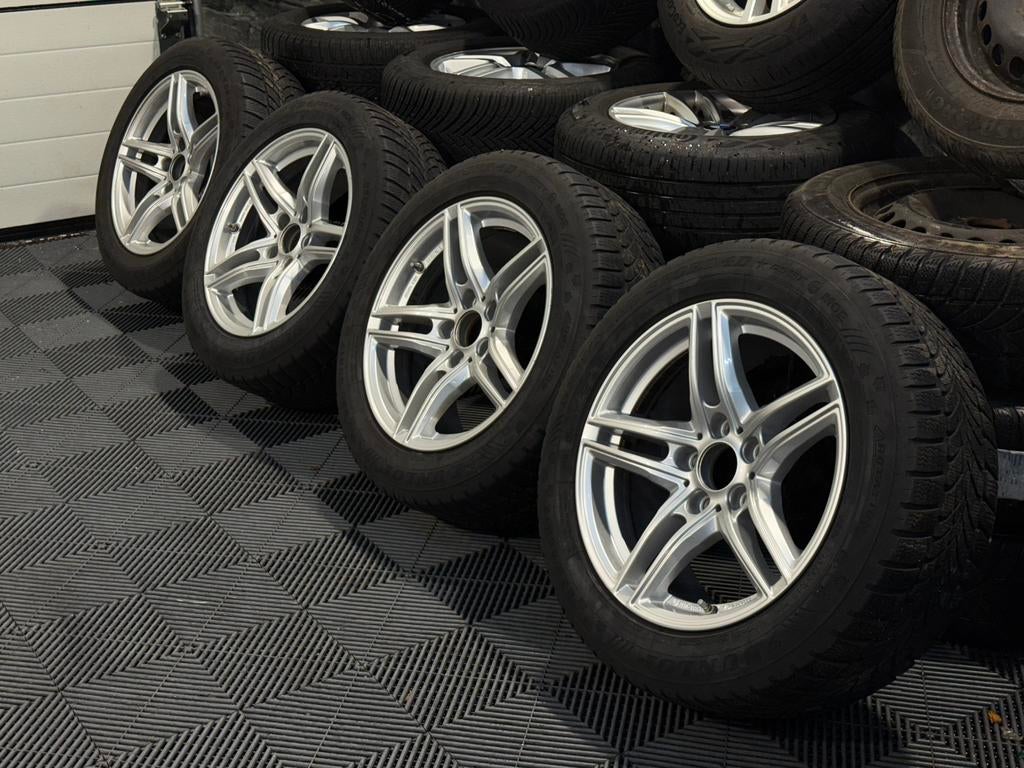 BMW 17 inch winter set | 5x120 | ET30 | Dunlop 225/55R17 |, Auto-onderdelen, Banden en Velgen, Ophalen, Banden en Velgen, 17 inch