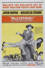 McLintock, John Wayne, Mareen O'Hara, Patrick Wayne (1963), Ophalen of Verzenden, 1960 tot 1980, Zo goed als nieuw, Actie en Avontuur