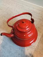 Emaille ketel, rood., Antiek en Kunst, Antiek | Emaille, Ophalen of Verzenden