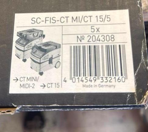 Festool stofzuigerzak ct mini/midi-2, Doe-het-zelf en Verbouw, Gereedschap | Machine-onderdelen en Toebehoren, Nieuw, Ophalen of Verzenden