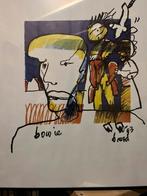 Litho David Bowie van Herman Brood, Antiek en Kunst, Kunst | Litho's en Zeefdrukken, Ophalen of Verzenden