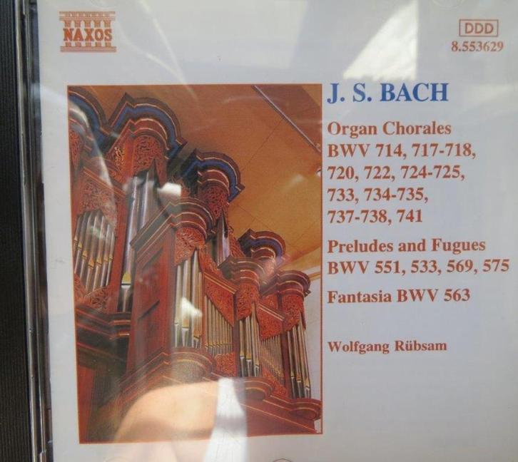 Cd orgel: Wolfgang Ruebsam, J.S. Bach Organ Favourites, Cd's en Dvd's, Cd's | Klassiek, Zo goed als nieuw, Kamermuziek, Classicisme