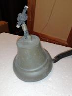 Groot messing bel, 13x13cm, Antiek en Kunst, Antiek | Koper en Brons, Ophalen of Verzenden, Koper