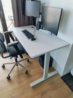 Zit-sta bureau S1 140x70 Wit / Puur wit , Ophalen, Nieuw