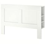 Ikea Brimnes hoofdeinde 140 cm, Ophalen, Gebruikt, Wit, 140 cm