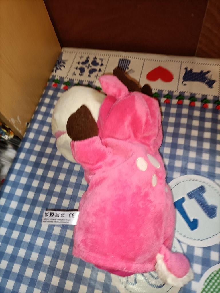 Frendz roze hert handpop 26 cm groot, Kinderen en Baby's, Speelgoed | Knuffels en Pluche, Ophalen of Verzenden