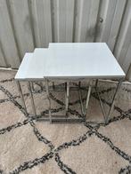 Drie Vintage jaren 70 bijzettafels, Ophalen