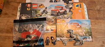 Zgan lego 76946 Jurassic World set Blue & Beta compleet beschikbaar voor biedingen