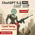24/7 | ChatGPT 5.2 PRO 1-Year –Instant Activation BEST PRICE, Ophalen, Nieuw, Word, MacOS