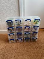 Opbergbox Really Usefull met 16 boxen 0,3 ltr transparant, Ophalen of Verzenden, Zo goed als nieuw, Materiaal