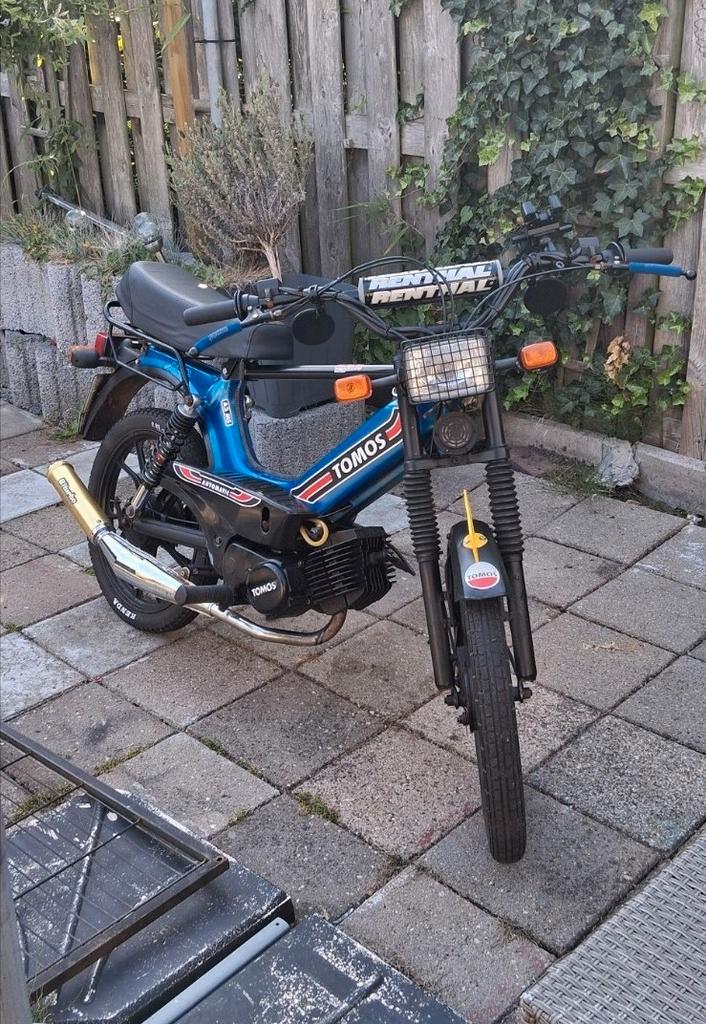 Tomos a35 hda 2005 blauw kenteken, Fietsen en Brommers, Snorfietsen en Snorscooters, Zo goed als nieuw, Ophalen of Verzenden