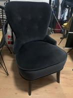 Zgan mooie fauteuil velvet Remsta, Huis en Inrichting, Fauteuils, Zo goed als nieuw, Hout, Ophalen