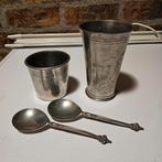 Tinnen of zilveren cup setje, Antiek en Kunst, Antiek | Tin, Ophalen of Verzenden