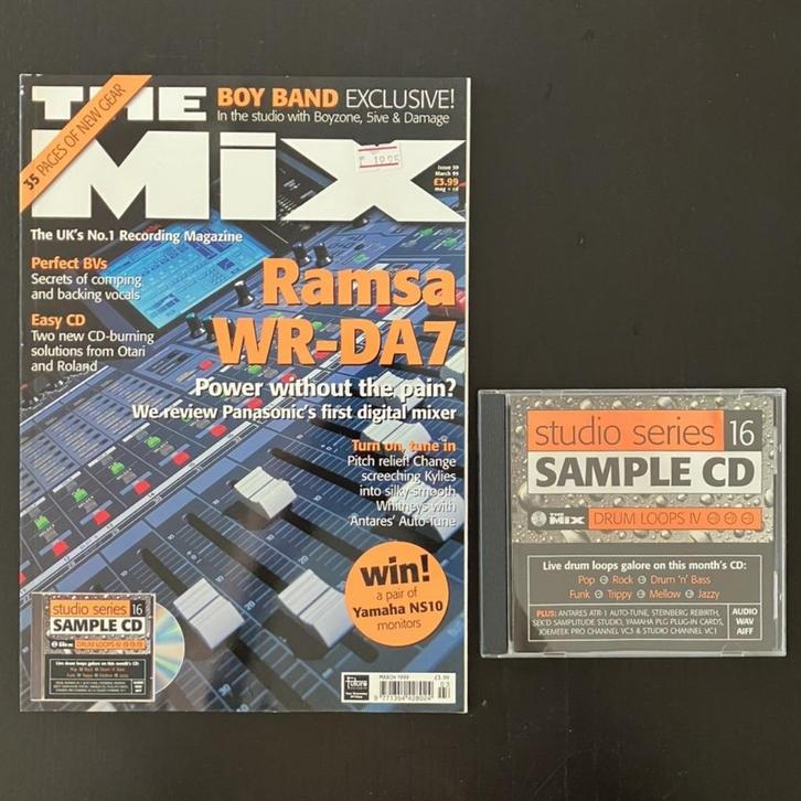 The Mix nr. 59 met CD (March 1999, U.K., Engels), Boeken, Tijdschriften en Kranten, Gelezen, Muziek, Film of Tv, Ophalen of Verzenden