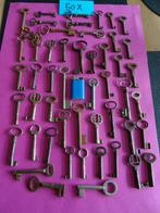 50 x oude antieke sleutels sleutel kast deur slot kist, Ophalen of Verzenden