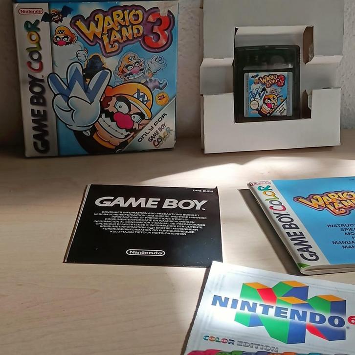 Game Boy Wario Land 3, Spelcomputers en Games, Games | Nintendo Game Boy, Zo goed als nieuw, Avontuur en Actie, 1 speler, Vanaf 3 jaar