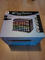 80 decotime twinmarkers incl houder, Ophalen of Verzenden, Nieuw, Potlood of Stift