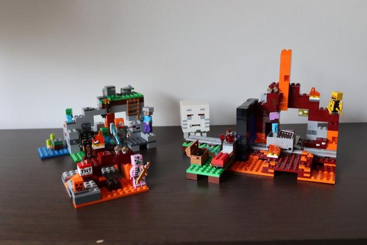Lego Minecraft diversen sets (11 stuks), Kinderen en Baby's, Speelgoed | Duplo en Lego, Zo goed als nieuw, Lego, Complete set