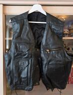 Leren gilet / vest motor jack GRINGO maat S, Zwart, Ophalen of Verzenden, Zo goed als nieuw, Gringo