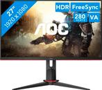 AOC 27G2ZN3/BK Rood, Zwart 280hz 0.5ms game monitor, Gaming, AOC Gaming, Zo goed als nieuw, DisplayPort