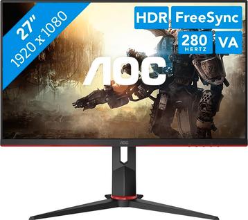 AOC 27G2ZN3/BK Rood, Zwart 280hz 0.5ms game monitor  beschikbaar voor biedingen