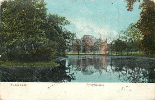 (386-262-017) Alkmaar Gerechtsgebouw, Verzamelen, Ansichtkaarten | Nederland, Noord-Holland, Verzenden