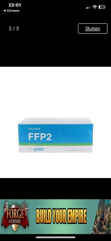 Afpro ffp2 beschikbaar voor biedingen