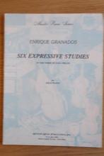 Granados-Six Expressive Studies in the form of Simple Pieces, Gebruikt, Verzenden, Klassiek, Les of Cursus
