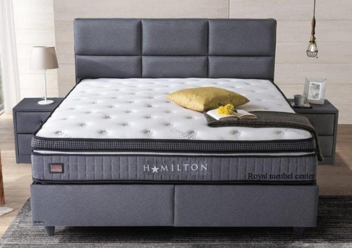 Hamilton Boxspring Opbergbed set -AANBIEDING!-, Huis en Inrichting, Slaapkamer | Bedden, Nieuw, Tweepersoons, Ophalen of Verzenden