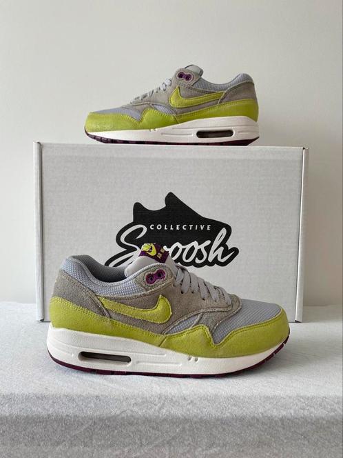 Nike Air Max 1 Volt Purple (EU 38), Kleding | Dames, Schoenen, Zo goed als nieuw, Sneakers of Gympen, Groen, Ophalen of Verzenden