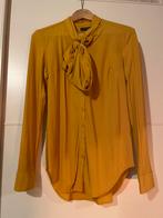 Studio Anneloes blouse travel stof strik oker geel maat S, Ophalen of Verzenden, Zo goed als nieuw, Studio Anneloes, Maat 36 (S)