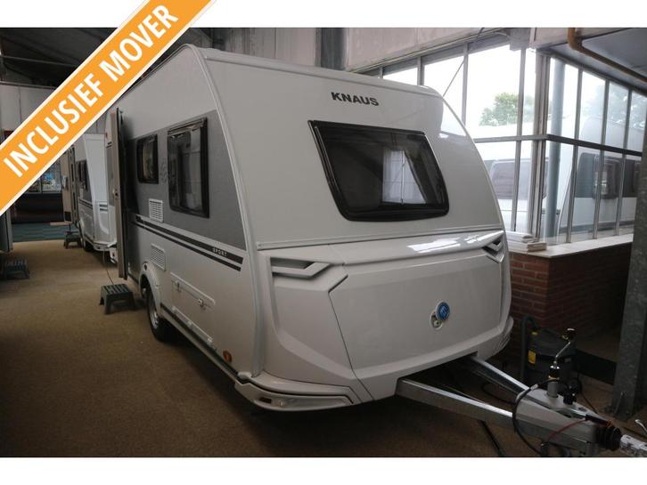 Knaus Sport 420 QD prijs incl opties & mover, Caravans en Kamperen, Caravans, Bedrijf, Knaus, 4 tot 5 meter