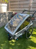 Qeridoo kidgoo2 fietskar duo, Fietsen en Brommers, Fietsaccessoires | Aanhangers en Karren, Ophalen, Zo goed als nieuw, Kinderkar