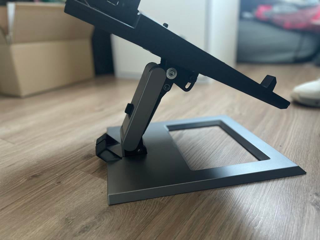 Dell E-Port (PR03X) docking station met tafelstandaard., Computers en Software, Laptopstandaarden, Zo goed als nieuw, Ophalen