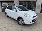 Nissan Micra 1.2 Connect 5Drs Airco Navi Automaat (bj 2011), Auto's, Nissan, Euro 5, 31 €/maand, 1198 cc, Wit