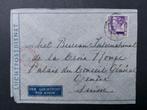 KLM envelop verstuurd van Java naar Genève in 1940 (L143), Postzegels en Munten, Brieven en Enveloppen | Buitenland, Ophalen of Verzenden