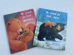 2 Kinderboeken: Ik vind je lief, Mama & Opa, Ophalen of Verzenden, Zo goed als nieuw, 1 tot 2 jaar