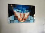 Schilderij Bas4Dreams Blue girl van Mondiart Aluminium, Huis en Inrichting, Ophalen