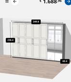 Ikea pax 7 deurs kastenwand zwartbruin / wit combi (2.36 / 5, 200 cm of meer, Ophalen