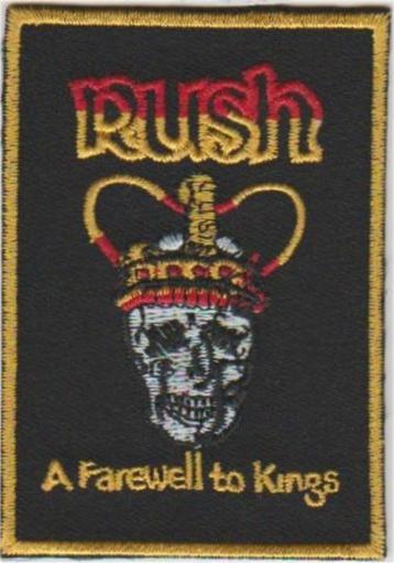 Rush A Farewell to Kings stoffen opstrijk patch embleem #2 beschikbaar voor biedingen