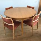4 N.O. Moller 80 stoelen stoel chair vintage eiken Deens, Ophalen, Gebruikt, Bruin, Nvt